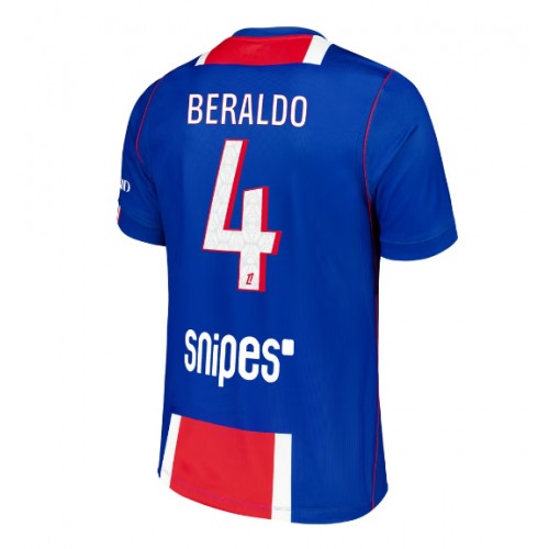 Fotbalové Dres Paris Saint-Germain Lucas Beraldo #4 Domácí 2026-27 Krátký Rukáv